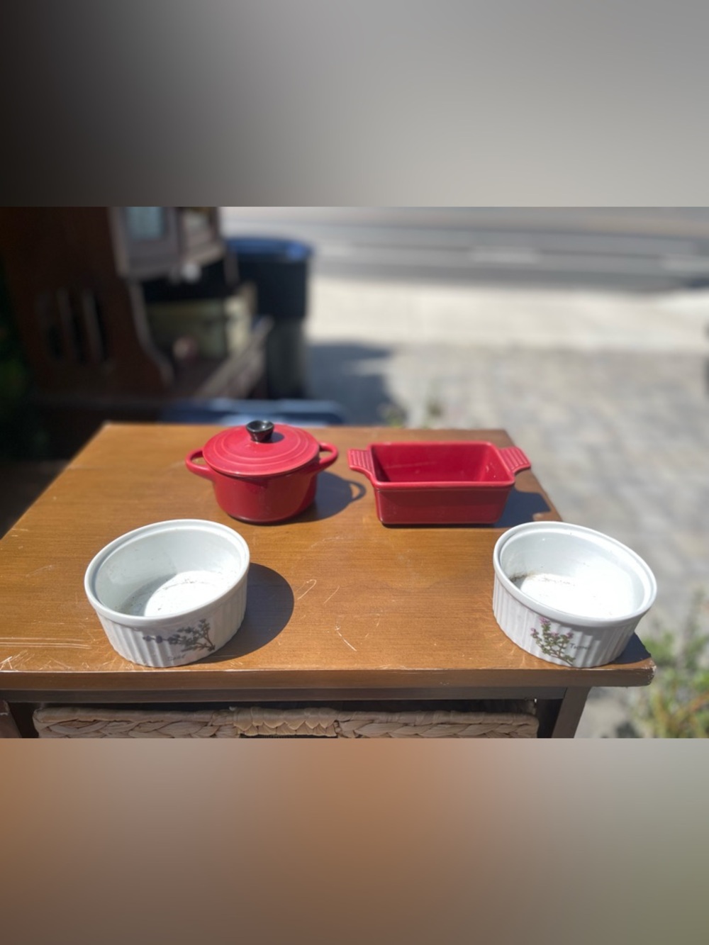 Ceramic Mini Casserole, Ramekin, and Dutch Oven Baking Dish Set